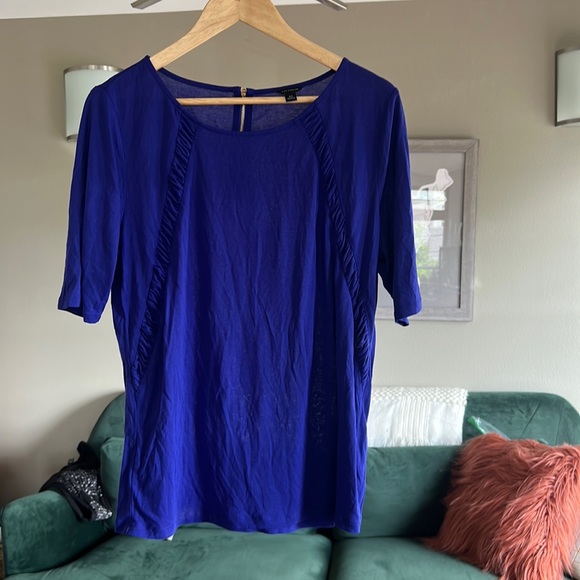 Ann Taylor Tops - Ann taylor purple blue top. Size XL